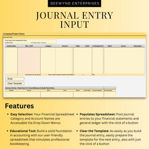 General Ledger Application | Google Sheets Double-Entry Bookkeeping | Automated Posting + Clean Reports | Beginner-Friendly image 2