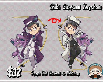 Chibi Giovanni Keychain - Nidoking Sygna Suit Version