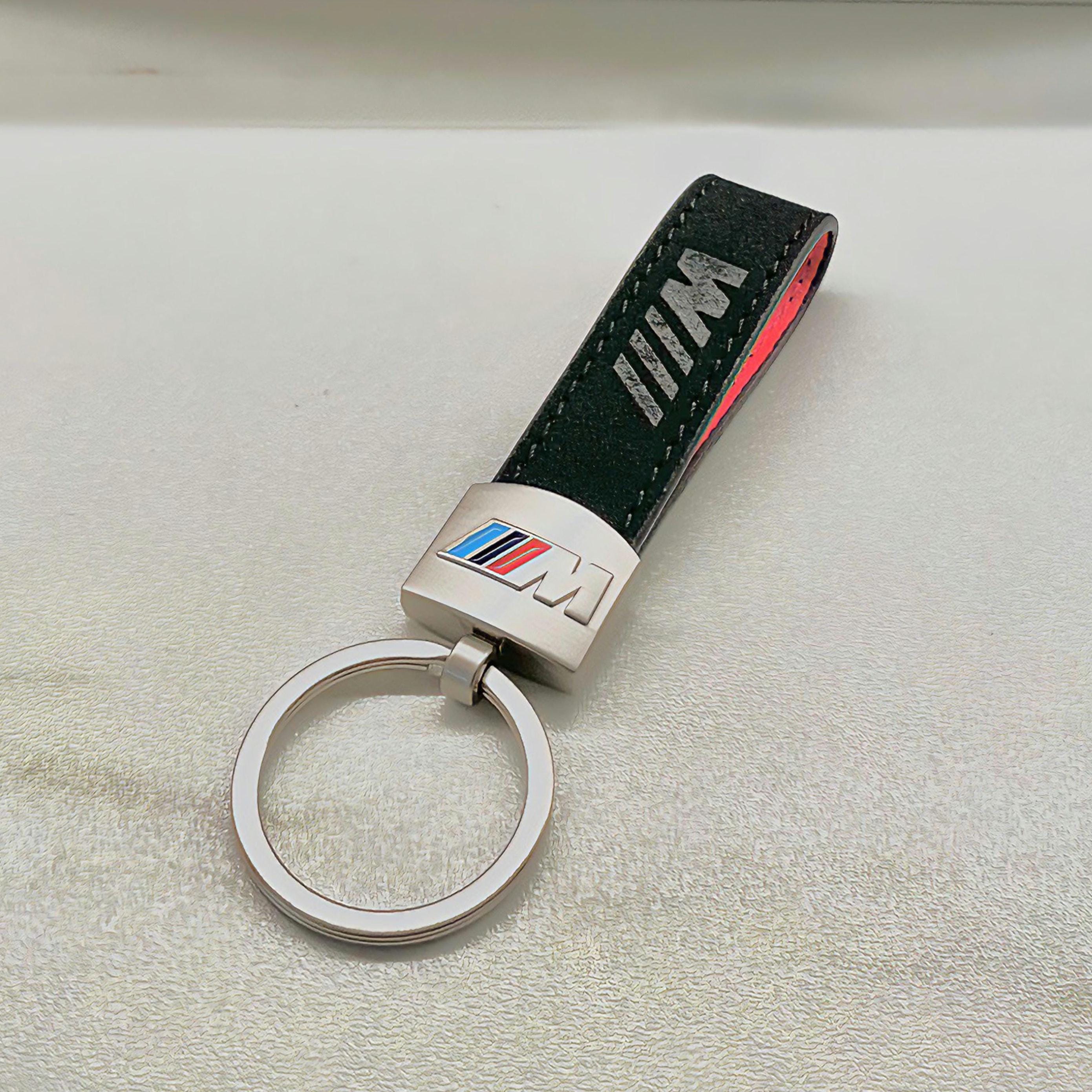 BMW 2 portachiavi M Perfomance Motorsport chip per carrello della spesa, argento, Taglia unica