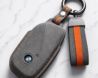 Portachiavi di alta qualità per chiavi BMW – Portachiavi/custodia per chiavi auto in Alcantara