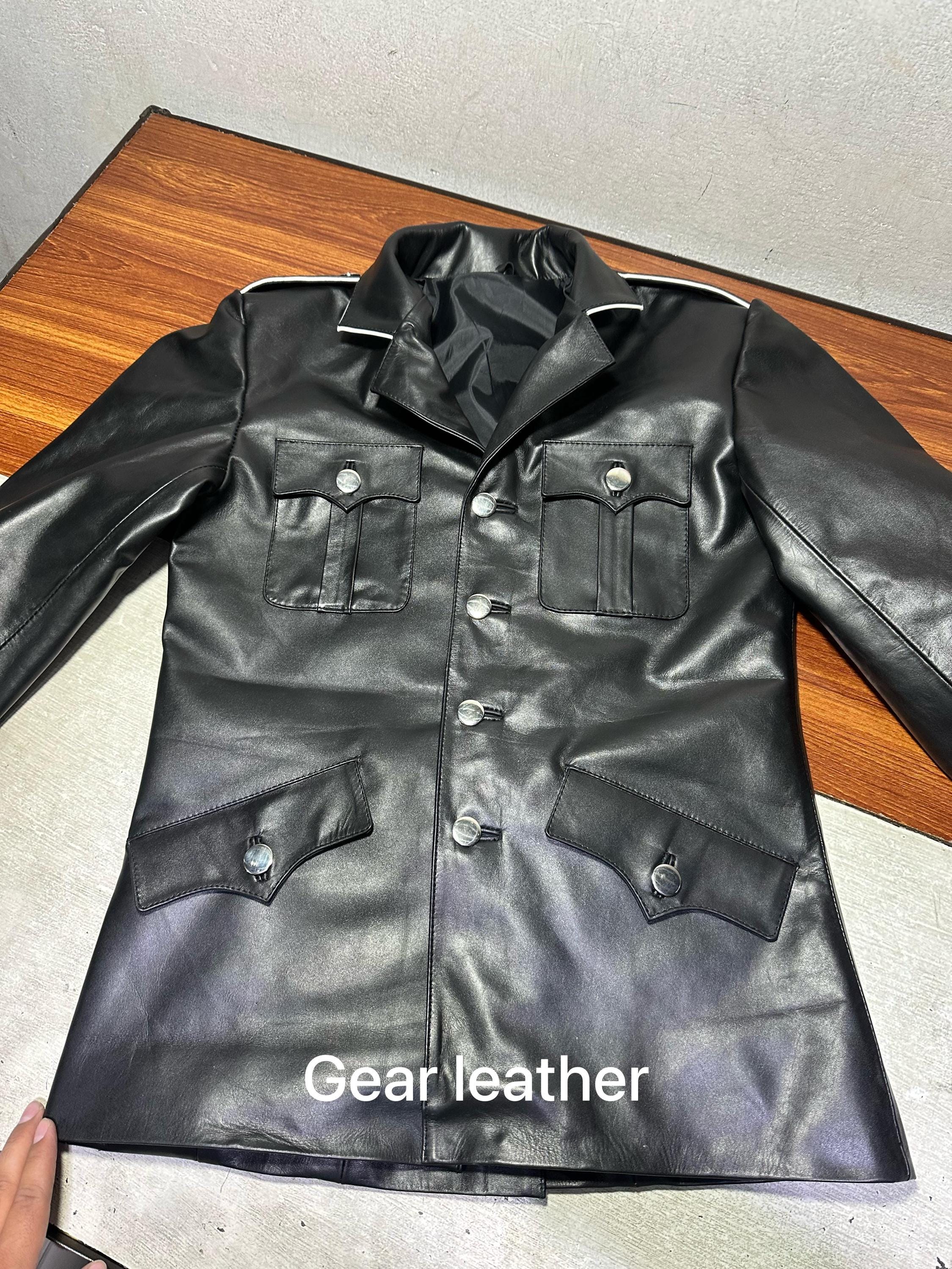 Buy Ww2 German Officer Leather Coat Online In India - Etsy India
