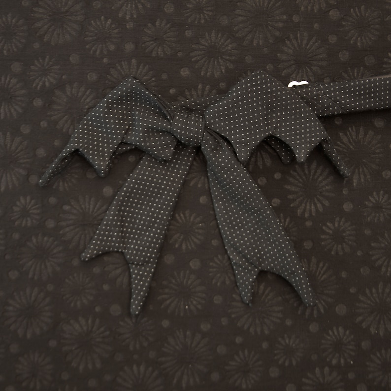 self tie bat bow tie with tails ladies bat bow tie spooky bat bow tie for women halloween bow tie