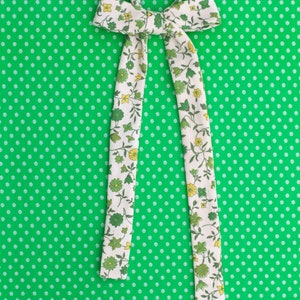 green double knit big bow tie // bow ties for women image 3