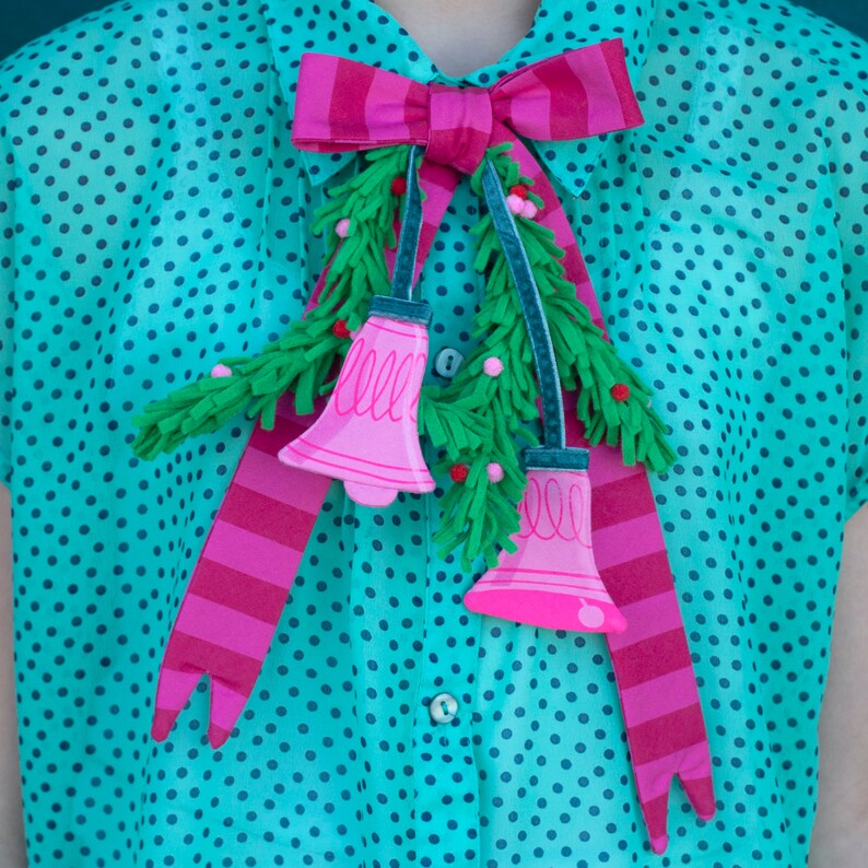 Holiday cheer bow tie seasons greetings on your neck image 9