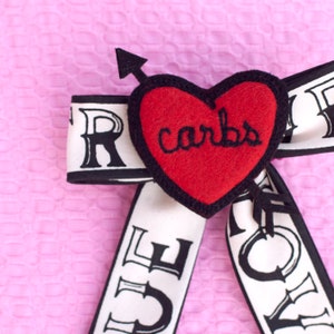 True Love bow tie // personalized initials valentines day bow tie image 6