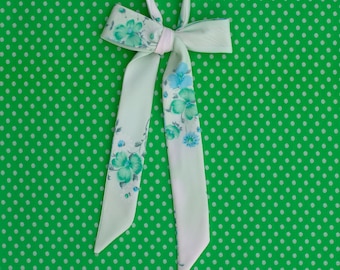 green floral romantic bow tie // bow ties for women