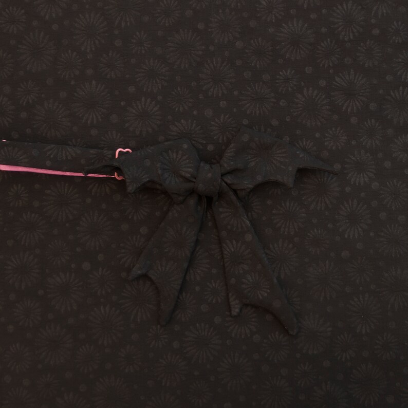 self tie bat bow tie with tails ladies bat bow tie spooky bat bow tie for women halloween bow tie
