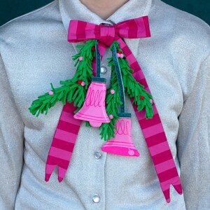 Holiday cheer bow tie seasons greetings on your neck image 10