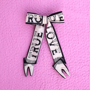 True Love bow tie // personalized initials valentines day bow tie image 10