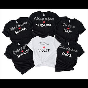 Bachelorette Party Shirts, Bride Gift Team Bride Shirt, Hen Party Wedding Party Tshirt, Personalised Hen Party T Shirts, Bridal Party Shirts