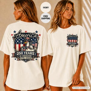 USA 250th Anniversary T-Shi rt, Patriotic Duck Independence Day Tee, 4th of July Freedom Shirt, 1776-2026 America