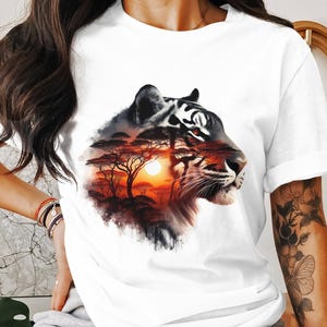 Tiger Is Majestic T-Shirt, Tiger Is Majestic Sweater, Tiger Is Majestic Hoodie, Unique Animal Art Apparel, Wildlife Art Clothing