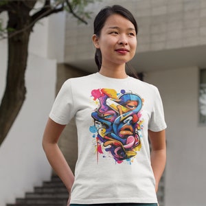 Cool Graffiti T-shirt for Streetwear Style Enthusiasts. Trendy t-shirt, Streetwear fashion, Urban style, Cool t-shirt design,  Cool Graffiti