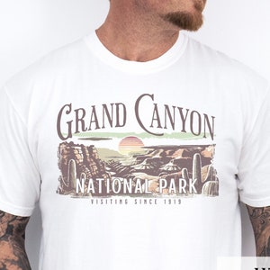 Male Grand Canyon National Park Shirt, UFO T-Shirt, Hiking Shirt, Adventure Desert Tee, Vacation Shirt, Camping Shirt, National Park Gifts