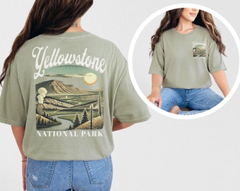 Yellowstone T Shirt, UFO T-Shirt, National Park Shirt, Vacation Shirt, Camping Trip Shirt, Yellowstone Hiking Shirt, Nature Lover Shirt