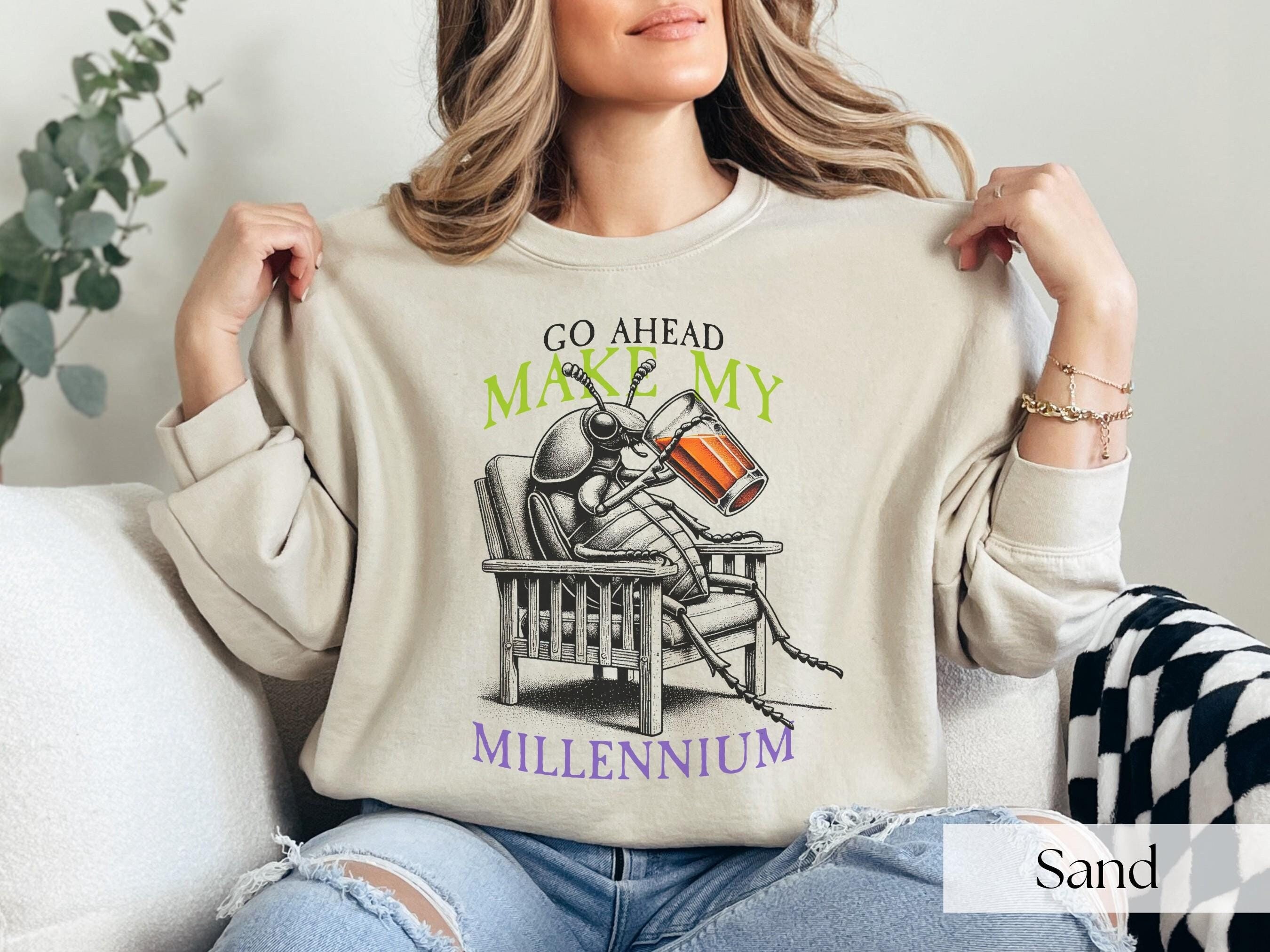 Beetle Juice Make My Millennium Halloween T-Shirt, Beetle Sweatshirt, Horror Movie Shirt, Spooky Season, Funny Meme, Whimsigoth Sweater