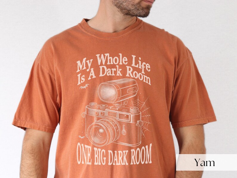 1980 Horror Movie Tshirt, My Whole Life is A Dark Room One Big Dark