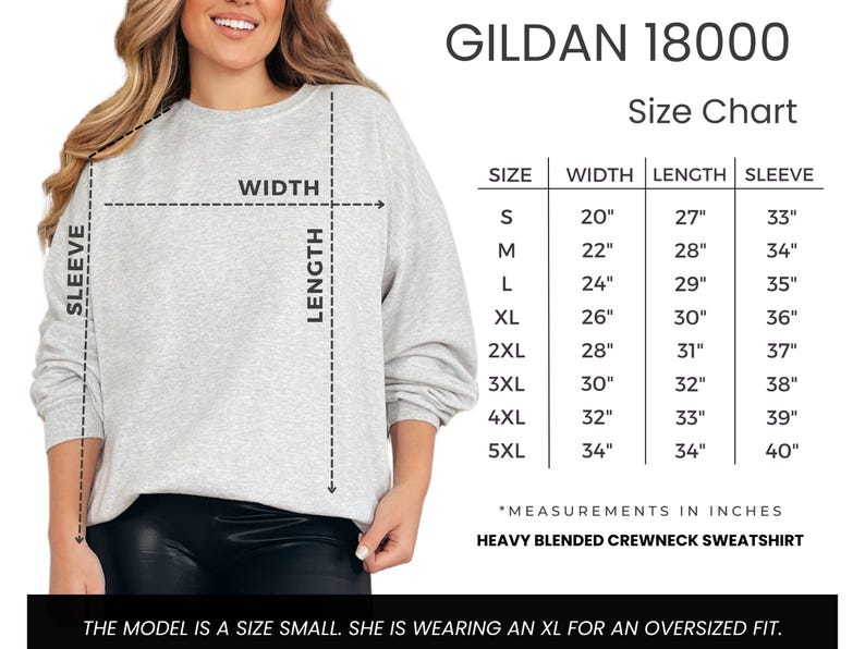 Comfort Colors 1717 Size Chart