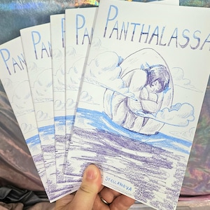 Panthalassa Risograph Comic ~ | Riso | Zine | Diary Comic | Comic Book | Transgender | Autobiography | Gender | Nature |
