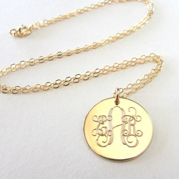 Gold Monogram Necklace Traditional Initial Pendant Jewelry 14k Filled Charm Chain 75 3 4 Letter E Ria Designs - Gold Monogram Pendant Necklace Gold Monogram Necklace Traditional Initial Pendant Jewelry 14k Filled Charm Chain 75 3 4 Letter E Ria Designs - Gold Monogram Pendant Necklace
