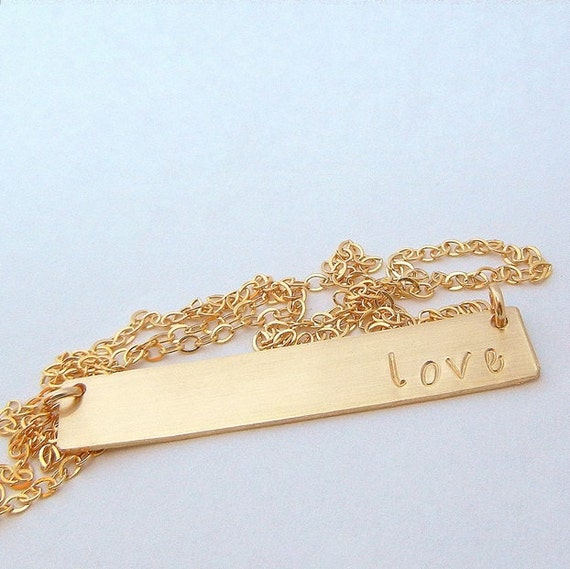 etsy gold personalized necklace