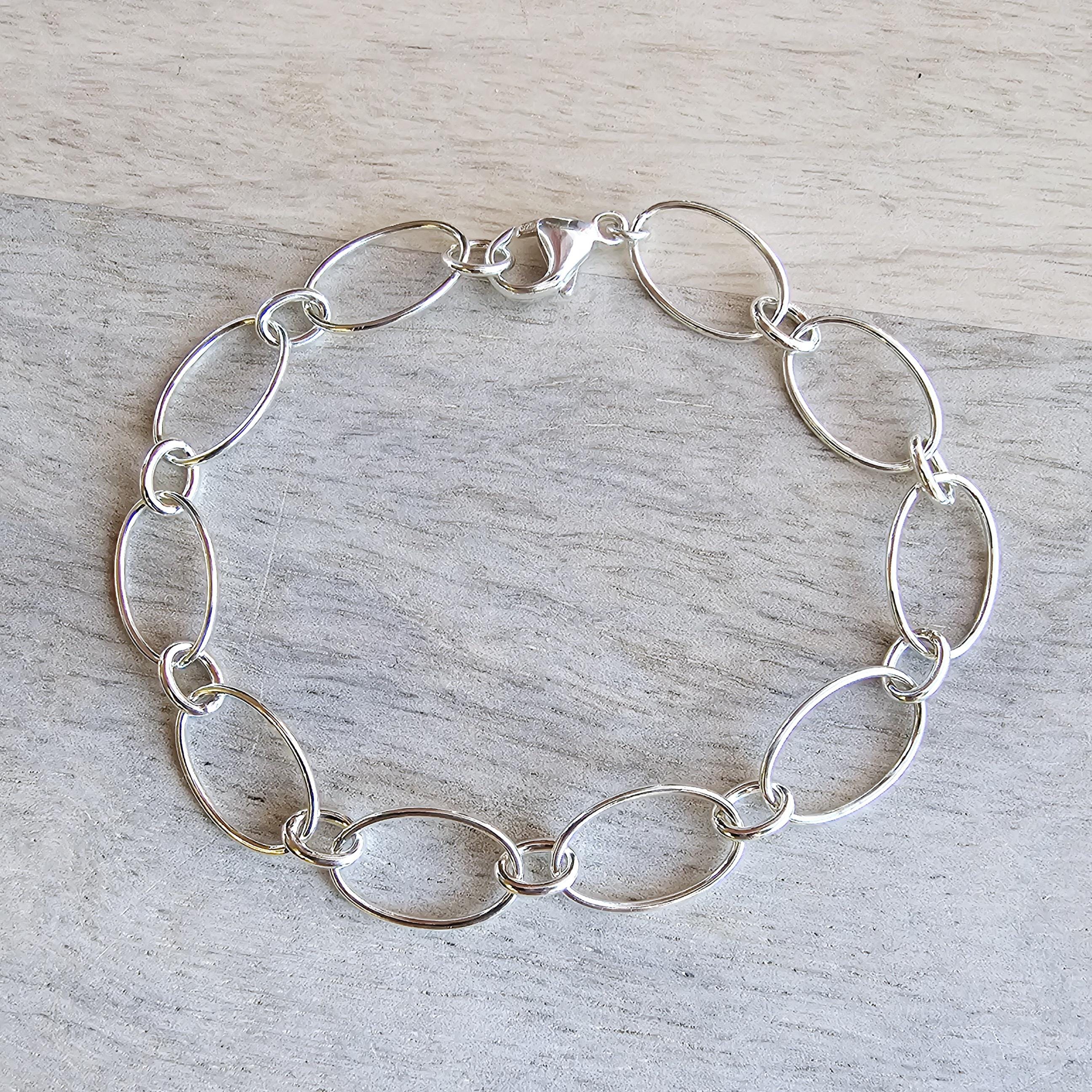 【待望の最新作】≪ADRAR≫ Oval Link Chain Bracelet (Silver) bc0143-s8_alt1.z.jpg