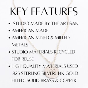 14K GF Yellow Chain Extender, 14K GF Rose Gold Chain Extender, 925 Sterling Silver Chain Extender, Choose Length, Cable Chain, Spring Clasp image 2