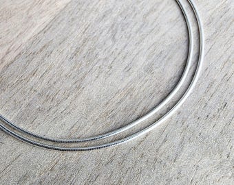925 Sterling Silver 16 Inch Snake Chain for Charms, Pendants Gift Boxed, E. Ria Designs, Lobster Claw
