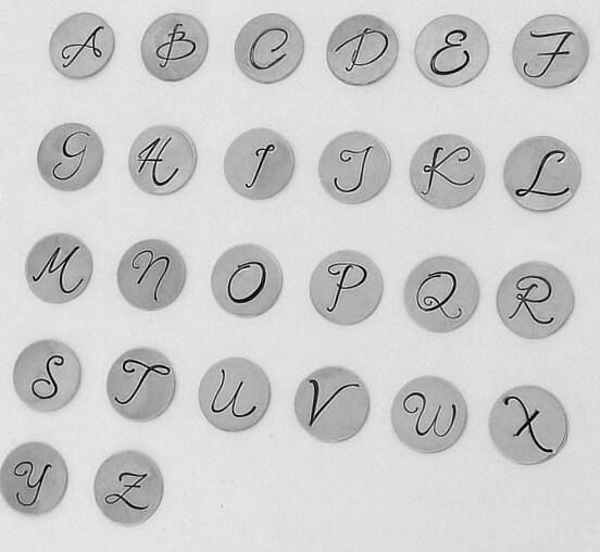 Rose Gold Letter Necklace | Rose Gold Cursive Initial Necklace ...