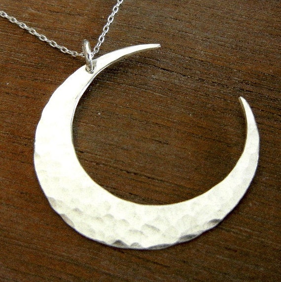 Moon Necklace | Crescent Moon Necklace | Sterling Silver