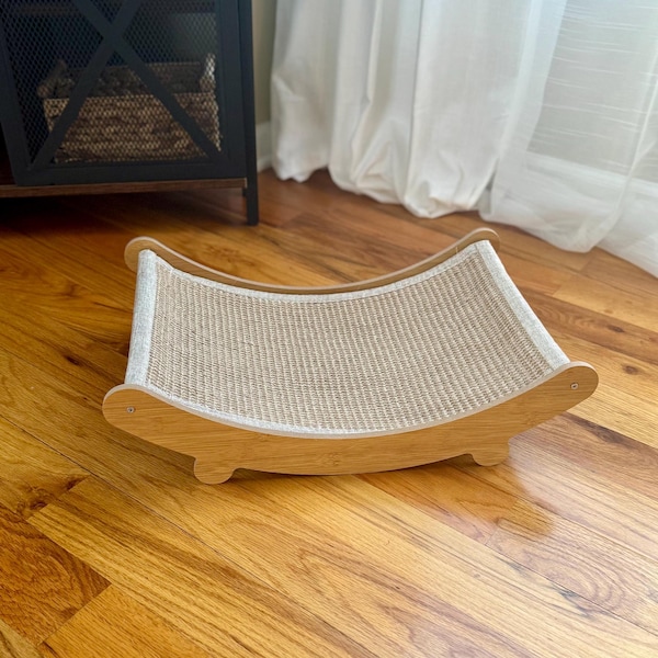 Cama rascador de sisal para gatos: Cama y muebles modernos para gatos