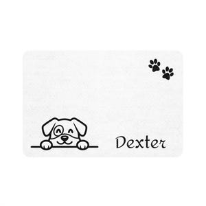 Personalized Dog Food Mat: Custom Pet Feeding Placemat
