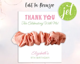 Carte cadeau chouchou, anniversaire de filles, modèle Groovy (téléchargement numérique)