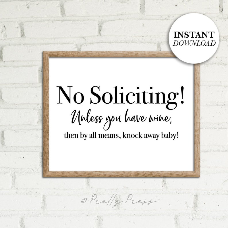 Lemon Squeezy A New Sign No Soliciting Signs Funny No Soliciting No 
