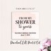 From My Shower to Yours Tags PDF, From My Shower to Yours Favor Tags ...