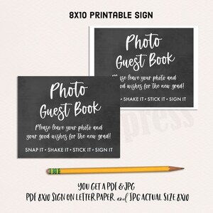 Graduation Party Guest Sign, Graduation Photo Guest Book SIGN ...