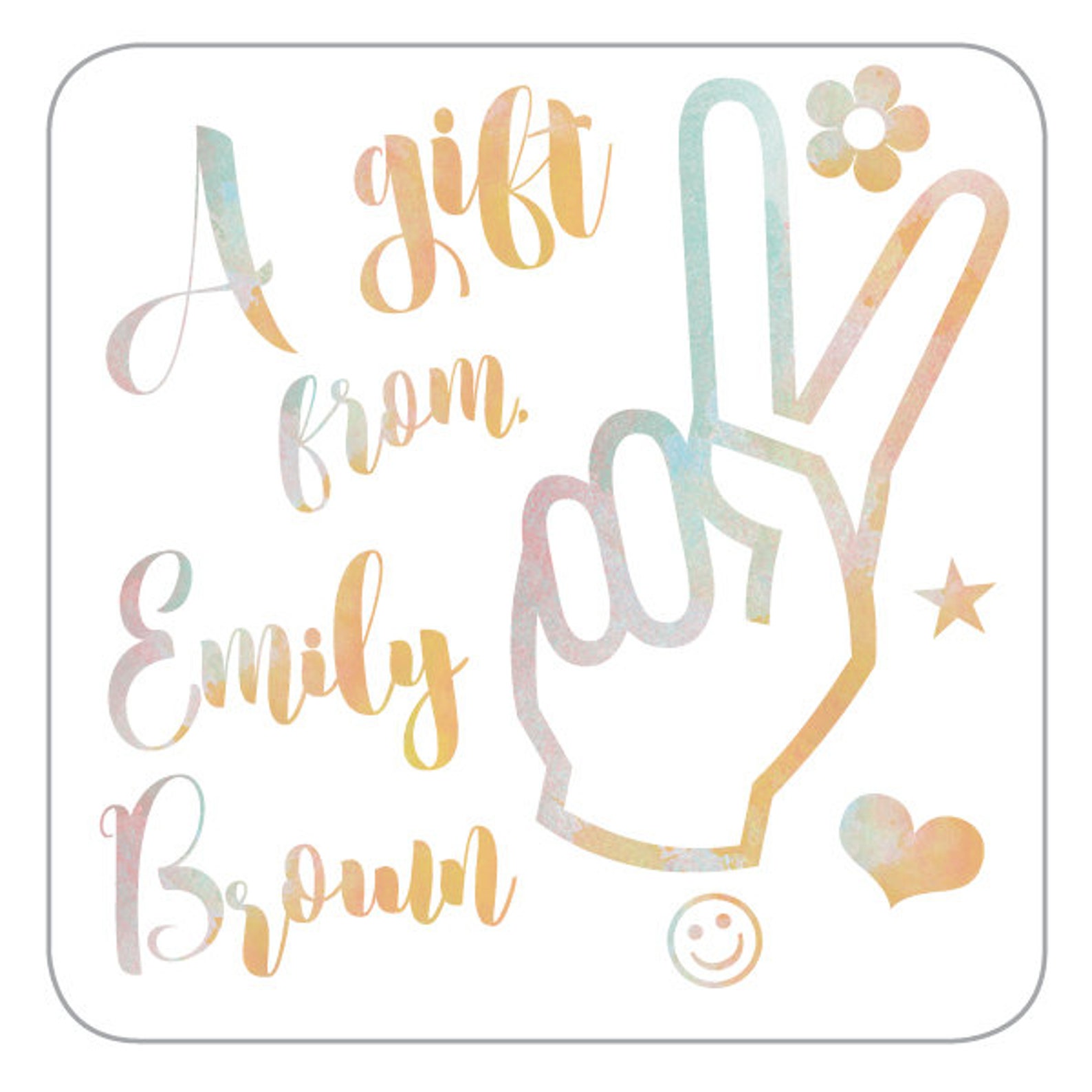 Personalized Gift Stickers for Kids Kids Gift Labels Printed Etsy