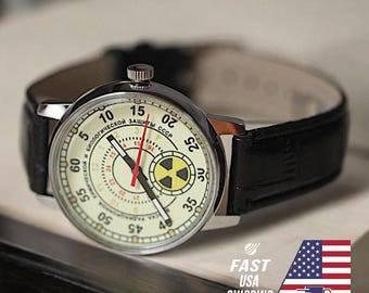 Pobeda Radiation WristwatchAnalog Soviet Men's USSR