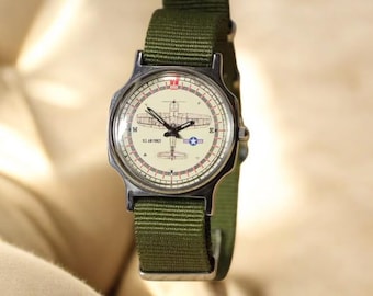 Corsair Aviation Wristwatch – Vintage Pilot Style Timepiece
