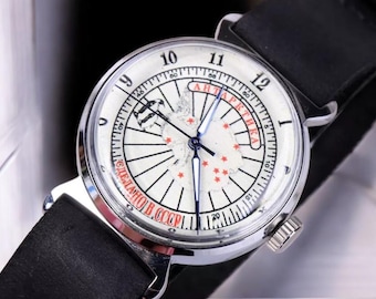 Raketa Antarctica Watch Soviet Ukrainian Analog Made in USSR North CCCP Retro Rare