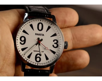 Raketa Big Zero Watch Wrist Soviet Rare Retro Vitage