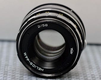 Objetivo de cine Helios 44 M 2f 58 mm + adaptador Choice