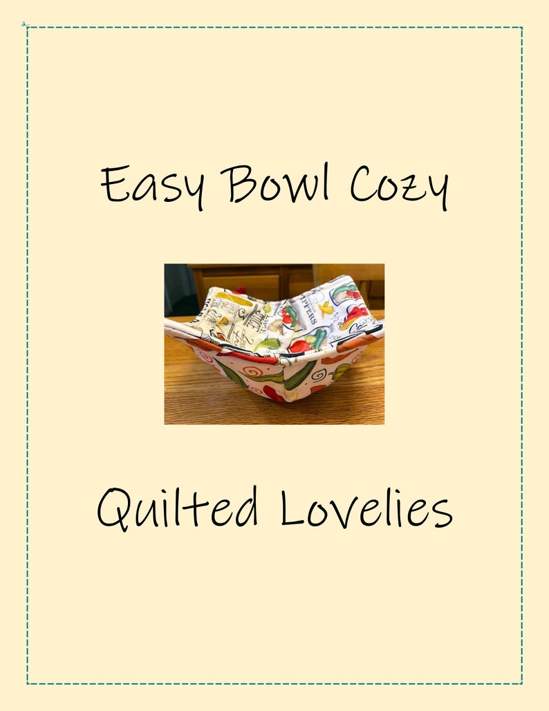 Instant Download File - Make a Bowl Cozy