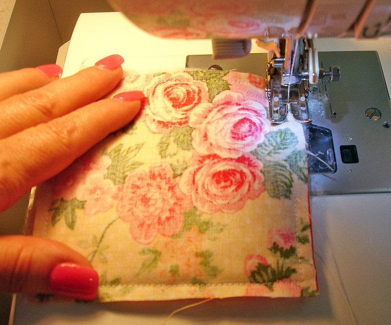 FREE Shipping DIY Quilted Coaster Kit Autumn Roses Easy Instructions