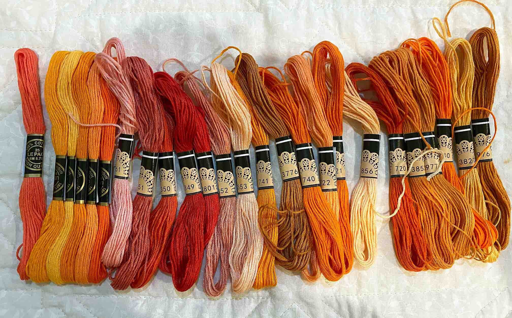 Embroidery Floss Cross Stitch Floss Cross Stitch Thread Etsy