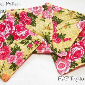 PDF Instant Download File - Quilted Coasters - Easy Instructions, 4 Steps!