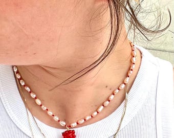 Berry Yummy Pearl Necklace