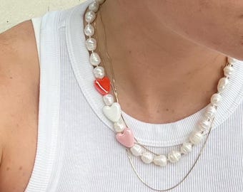 LUVR GRL Chunky Pearl Necklace