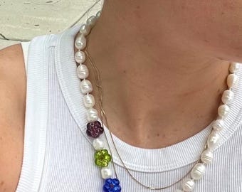 Buy Yourself Flowers Pearl Necklace
