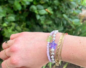 Star[fish]struck Beaded Bracelet (Custom Sizing)